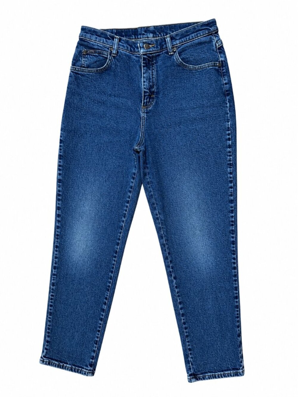 Plus Size Women’s Vintage Style High Rise Denim Riders Blue Jeans Size 12
